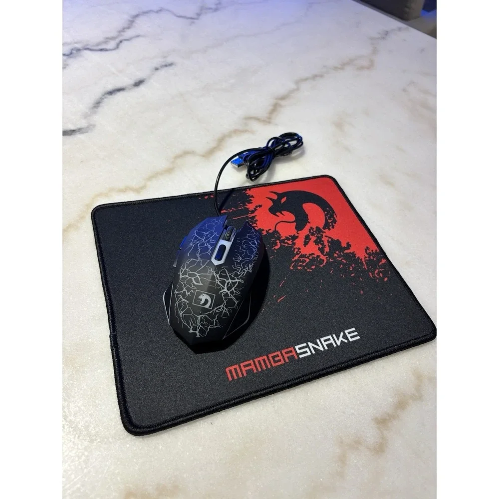 Mambasnake Liger T11 Wired Gaming Mouse Including Mouse Pad USB Cable
